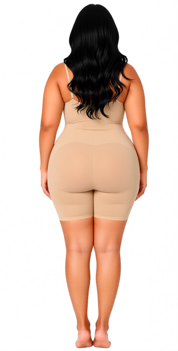 2 Piezas Body reductor con soporte de busto, control de abdomen y realce de glúteos.